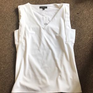 White Banana Republic blouse